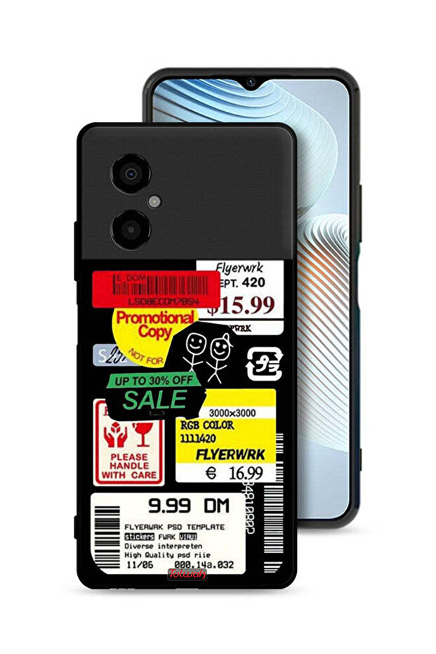 ملصق ترويجي لغطاء حماية لهاتف Xiaomi Poco M4 5G