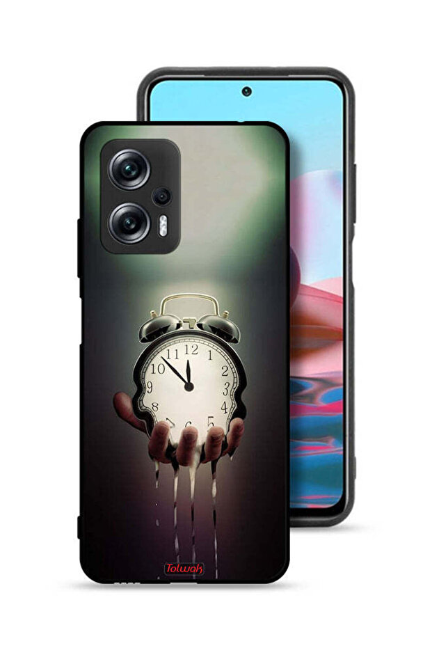 غطاء حماية على شكل ساعة لهاتف شاومي ريدمي نوت 11T برو بلس 5G