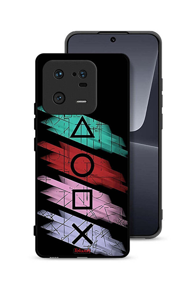 غطاء حماية لهاتف Xiaomi 13 Pro برسومات أيقونات لعبة الحبار
