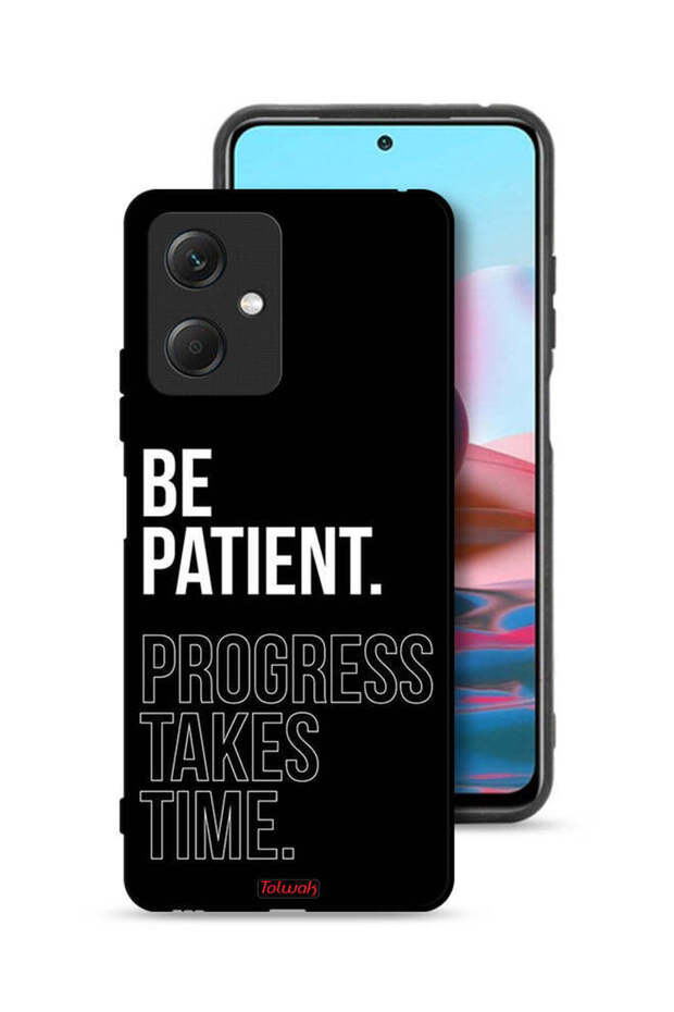 غطاء حماية لهاتف Xiaomi Redmi Note 12 كن صبورًا فالتقدم يستغرق وقتًا
