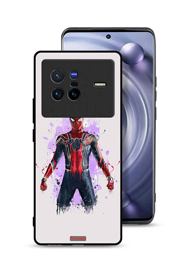 غطاء حماية Vivo X80 بتصميم العنكبوت الحديدي