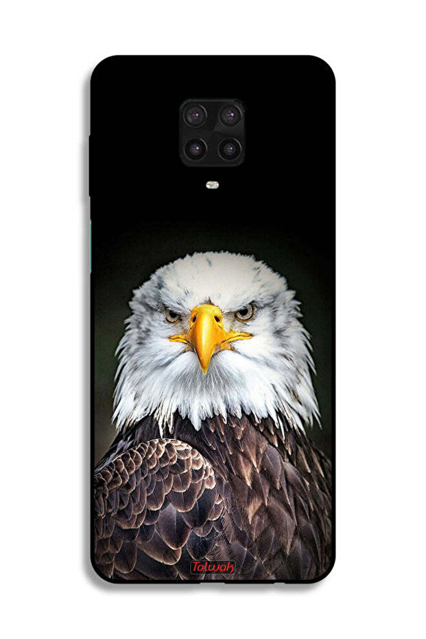 غطاء حماية لهاتف شاومي ريدمي نوت 9S بتصميم النسر - 2