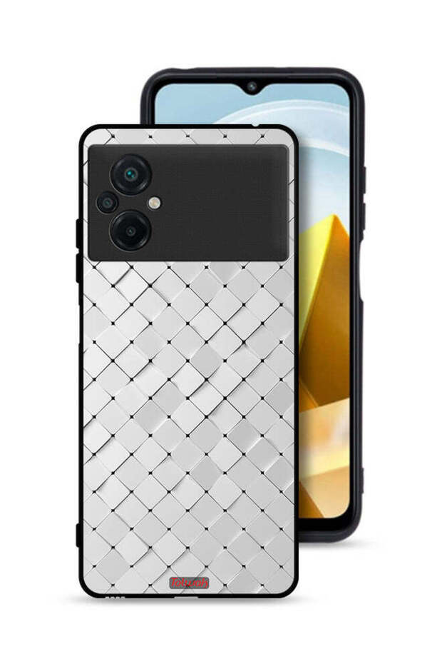 Xiaomi Poco M5 4G Protective Case Cover Tiles Texture
