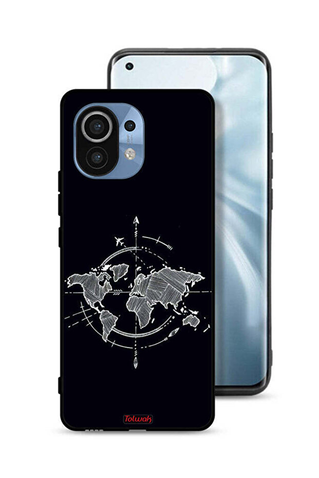 Xiaomi Mi 11 Protective Case Cover Compass Art