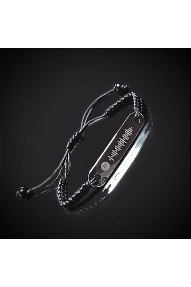 Steel Bracelet - Spotify Unisex Metal • in Lighted Box • Gift Bracelet for Lover • Spouse • Father