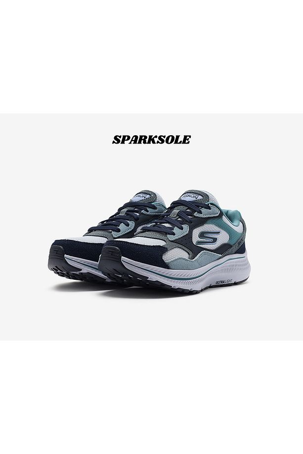 Go Run Consistent 2.0 - Retro Stride 128622-BLNV Kadın Mavi Sneakers -SPARKSOLE - 3
