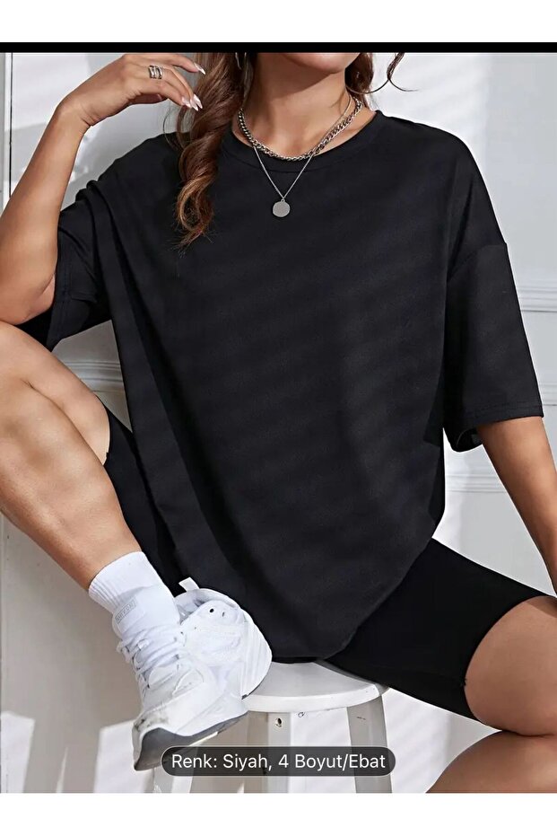 تي شيرت أساسي عالي الجودة مقاس كبير - 2