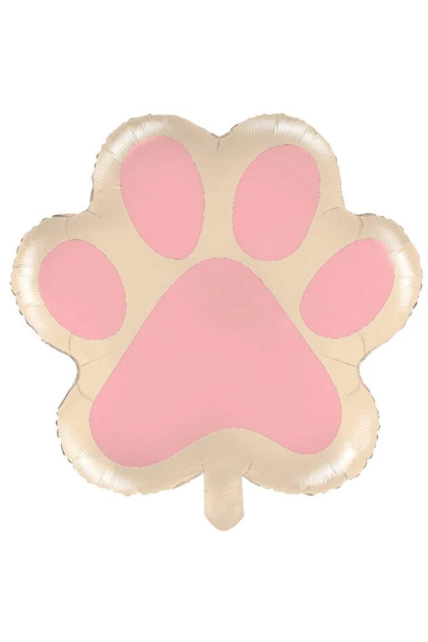 Pink Paw-Shaped Foil Balloon 52X44.5 cm Birthday Party Decoration
