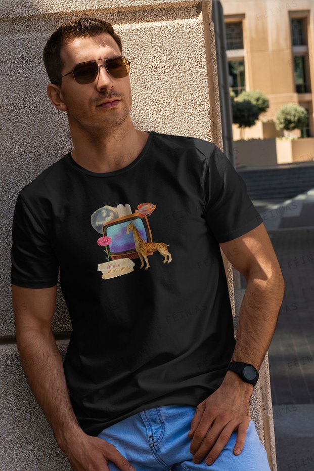 Men's Tshirt - Life Is Beautiful