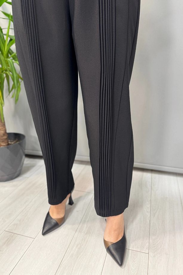 Nervürlü Krep Pantolon 8868 - 1