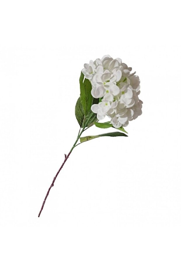 Artificial flower stem hydrangea, white, 85 cm - 1
