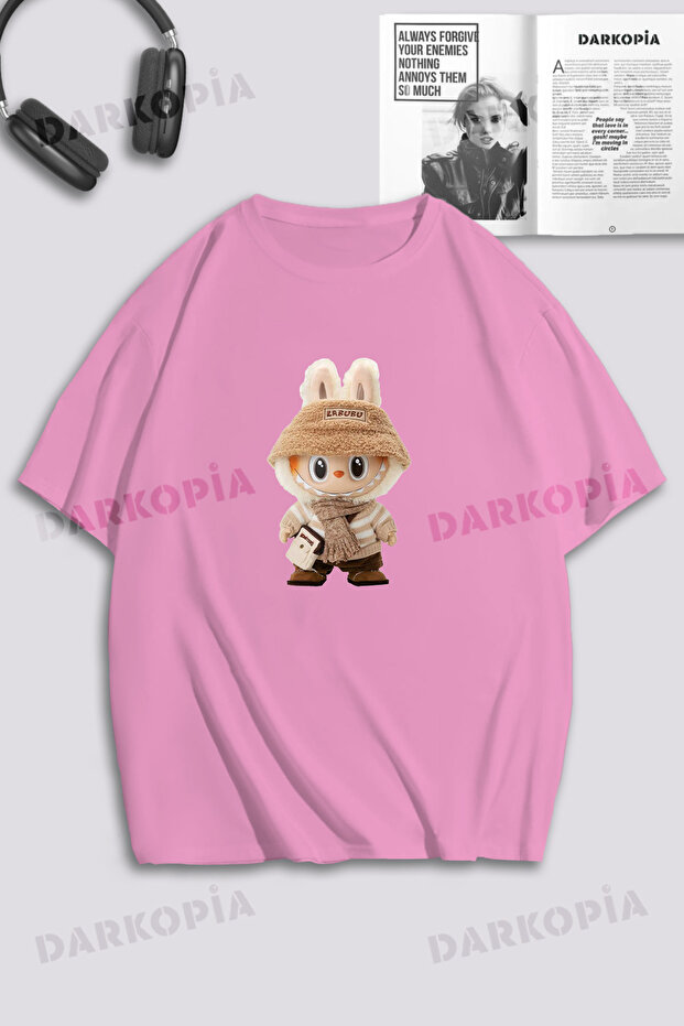 Unisex Women - Men - Kids Cute Labubu Printed Oversize T-Shirt