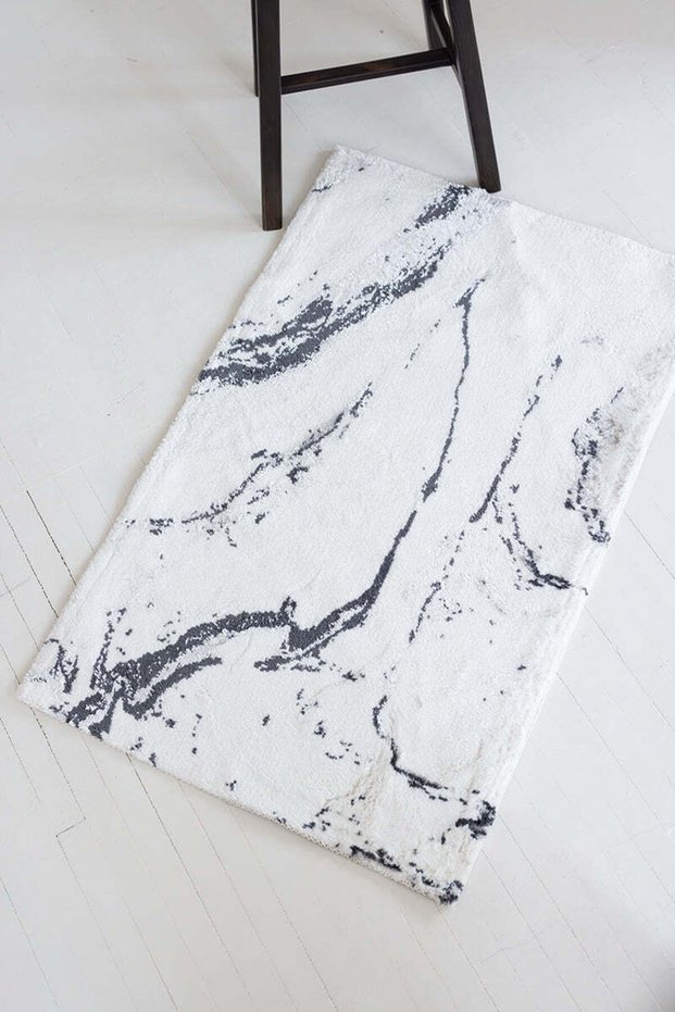 Marmera Single Bath Mat 60X100 Dark Gray
