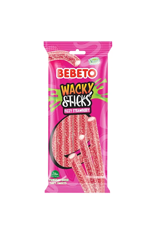 Wacky Sticks Havalı Çilekler Çilek Aromalı - 1