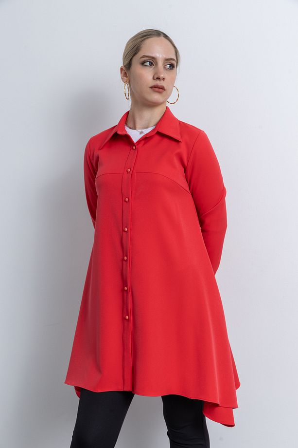 Kadın Krep Kumaş Tunik 1230 - 4