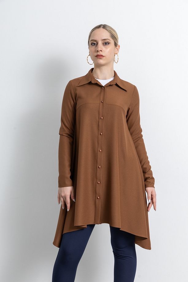 Kadın Krep Kumaş Tunik 1230 - 3