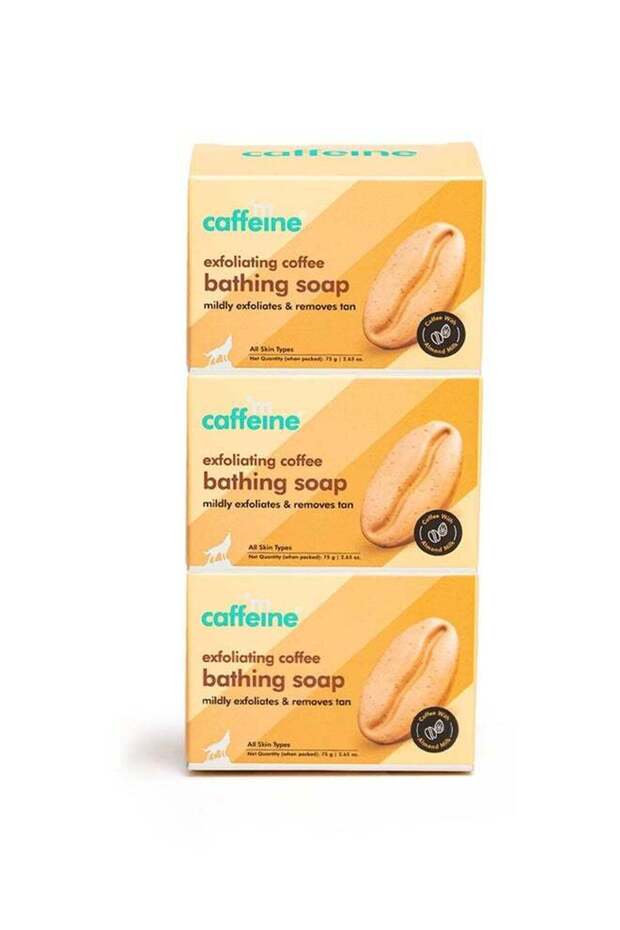 صابونة استحمام مقشرة بالقهوة - 3 قطع - 1