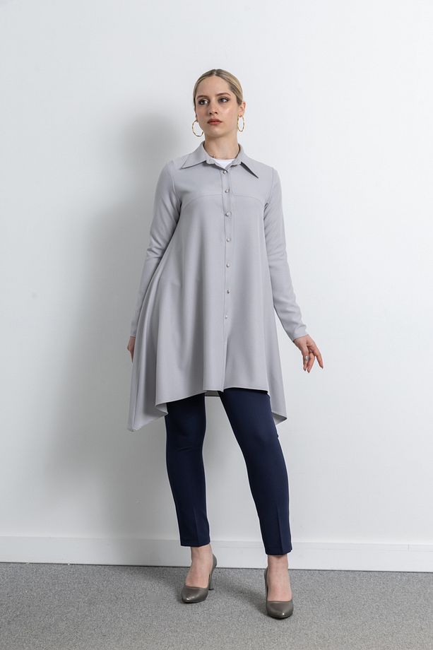 Kadın Krep Kumaş Tunik 1230 - 6
