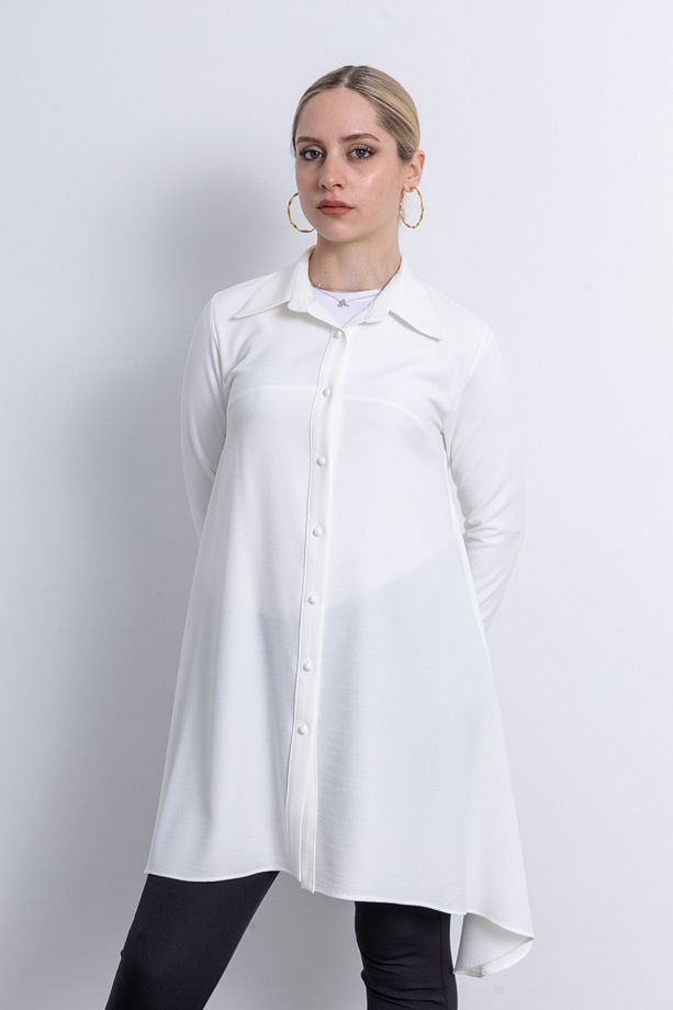 Kadın Krep Kumaş Tunik 1230 - 6