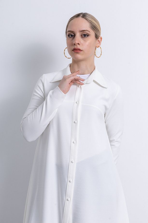 Kadın Krep Kumaş Tunik 1230 - 5