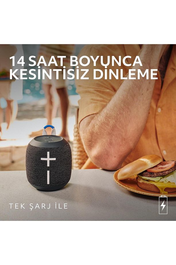 WONDERBOOM 4 Taşınabilir Su Geçirmez Bluetooth Hoparlör, Büyük Bas ve 360 Derece Ses - - 4
