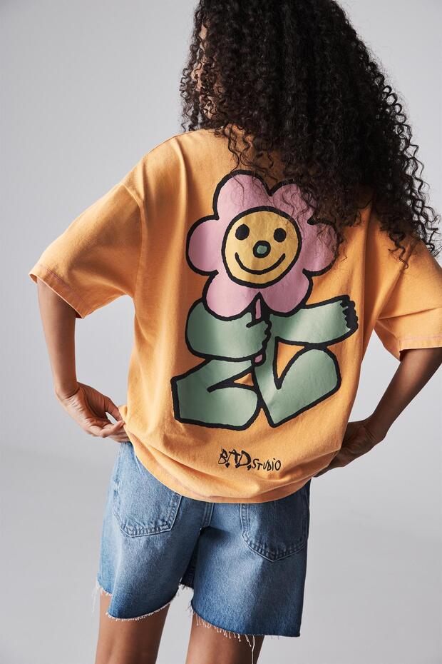 Bráulio Amado turuncu tişört - 3