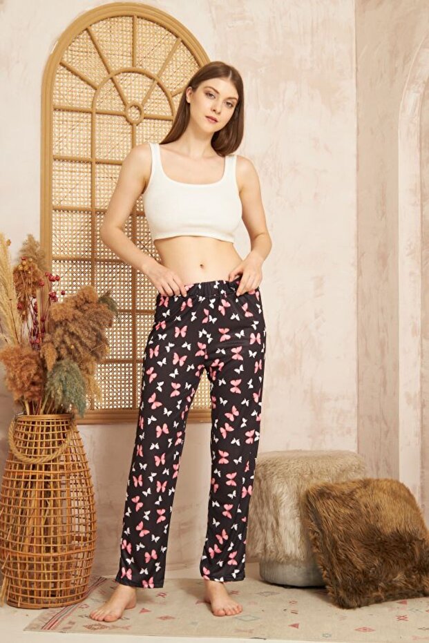 Women & Kids Printed Soft Textured Summer Pajama Bottoms