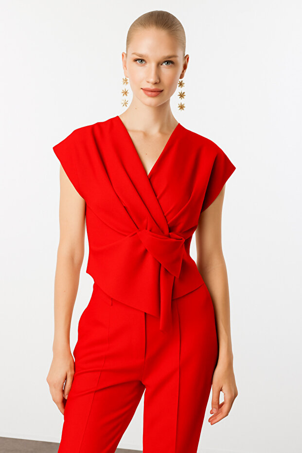 Kuruvaze Drapeli Bluz - 1