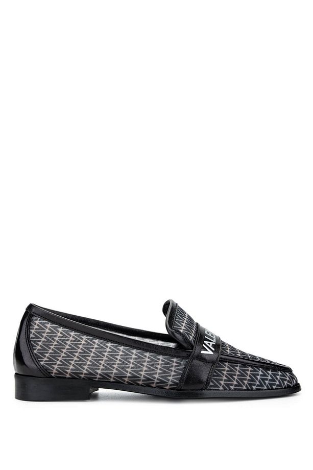 Mario Valentino Kadın Deri & Tekstil Siyah Loafer Ayakkabı - 1