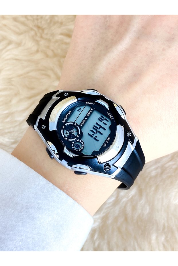 Alarm-Light-Stopwatch-5 Atm Waterproof-Gift Children's Wristwatch