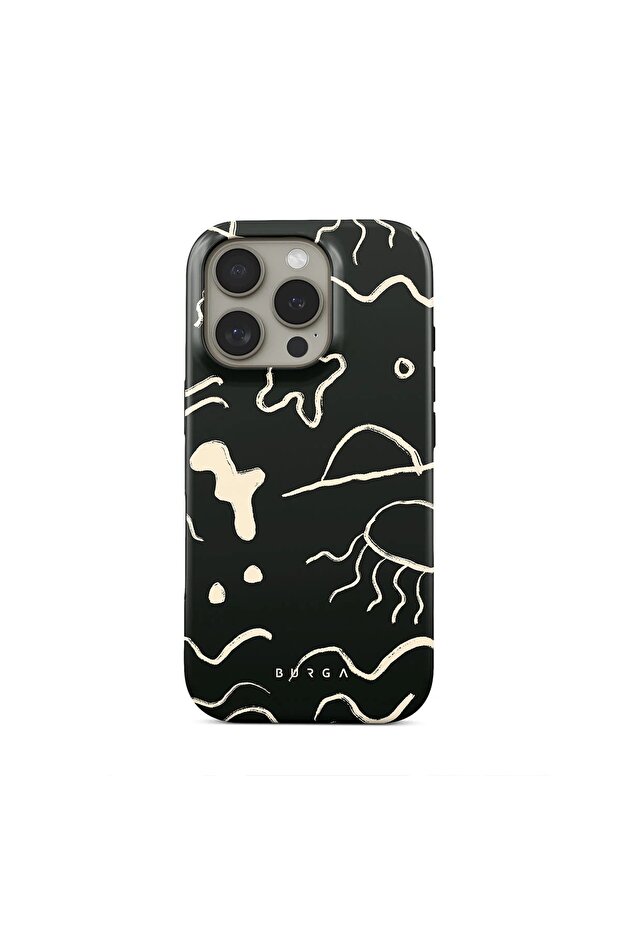 Phone Case Compatible iPhone 16 PRO Hybrid 2-Layer Hard Shell Silicone Protective Case
