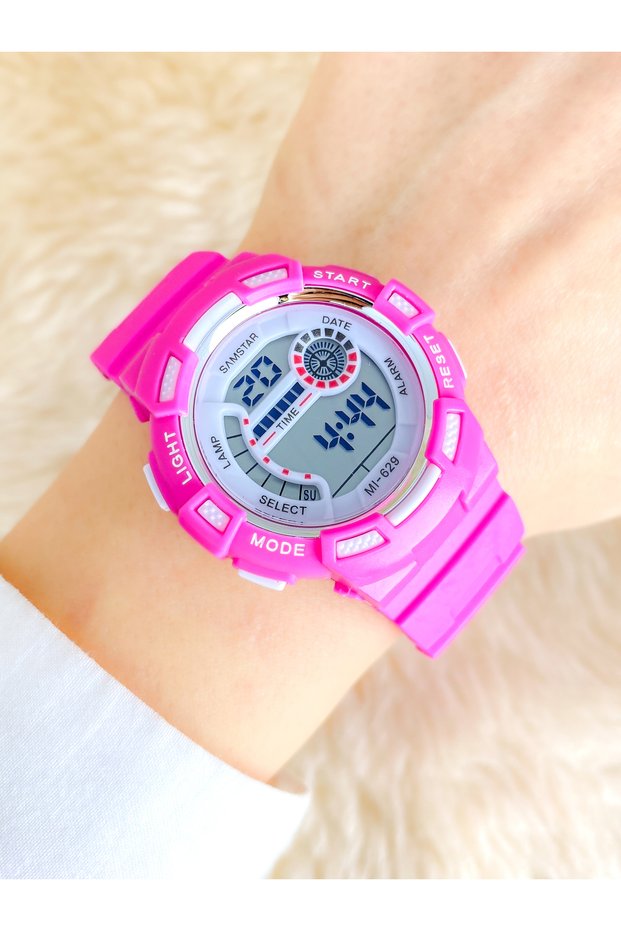 Alarm-Light-Stopwatch-5 Atm Waterproof-Gift Children's Wristwatch