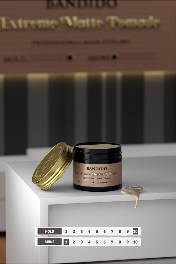 Bandido Extreme Matte Pomade – Ultra Yüksek Tutuş & Ekstra Mat Etki - 1