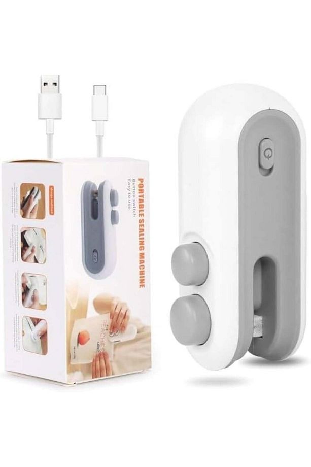 Poşet Kapatıcı Isıtıcı Sealer Kapatma Makinesi Pilli Poşet Ağzı Kapatma Mühürleme Makinası - 6