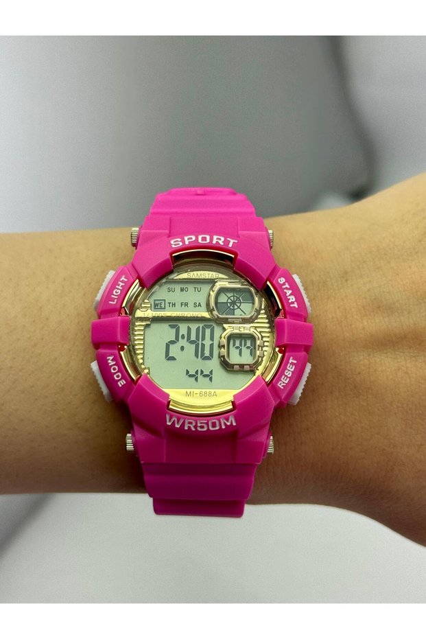 Alarm-Light-Stopwatch-5 Atm Waterproof-Gift Children's Wristwatch