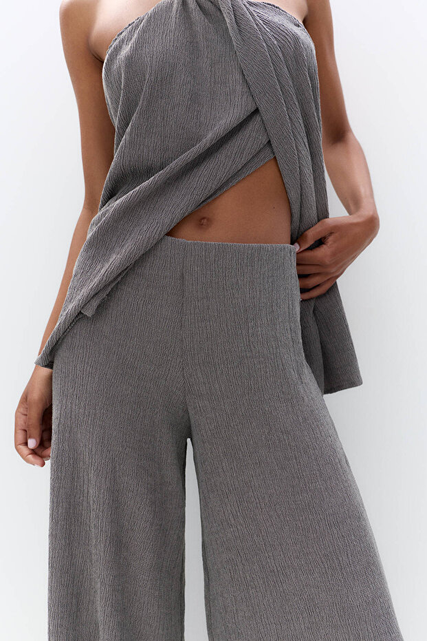 Rustik bol pantolon - 4