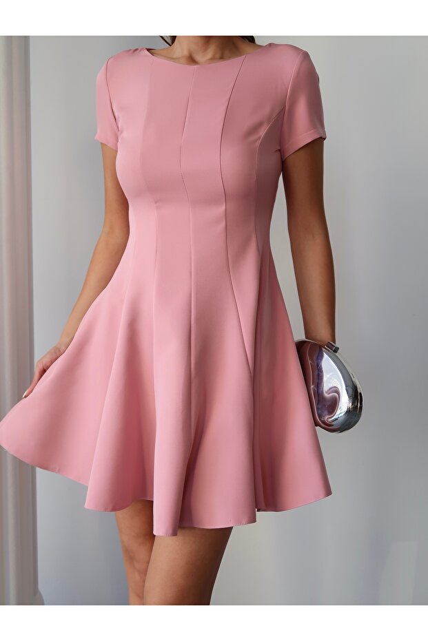 Rochie cu jumătate de mânecă - 5