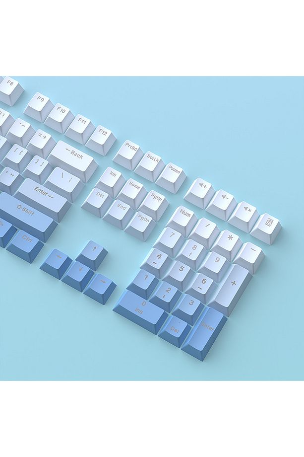 133 Keys PBT Keycaps Klavye Tuş Takımı - 7