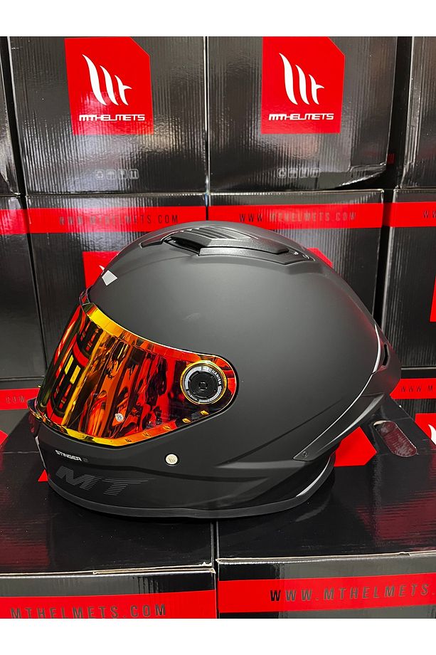 Helmets Stinger 2 solid kask(şeffaf vizörlü) şekilde gönderilecektir - 4