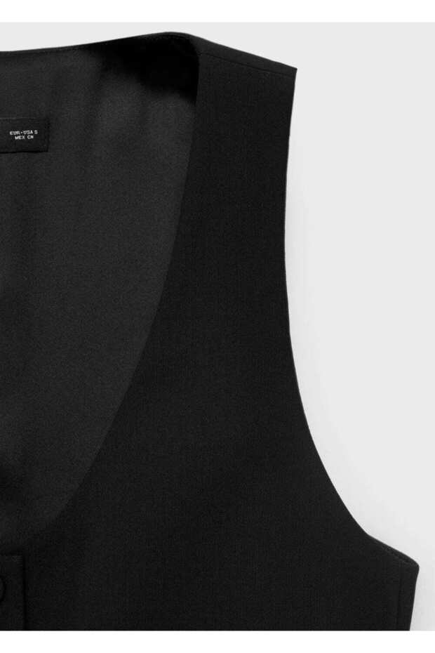 Düğmeli takım yelek - 5