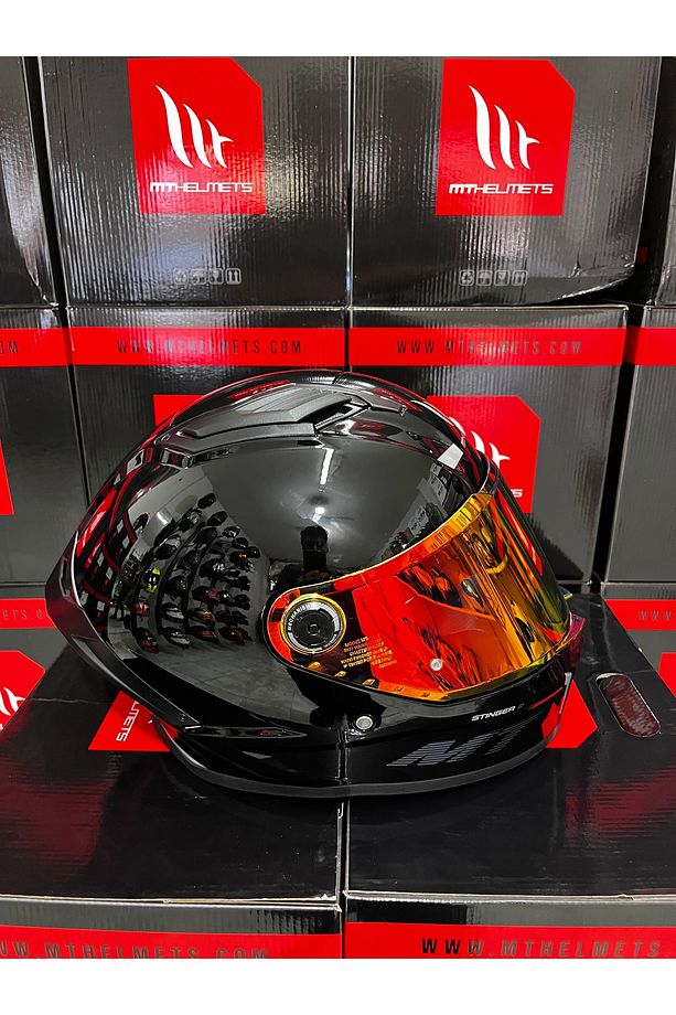 Helmets Stinger 2 solid kask(şeffaf vizörlü) şekilde gönderilecektir - 2