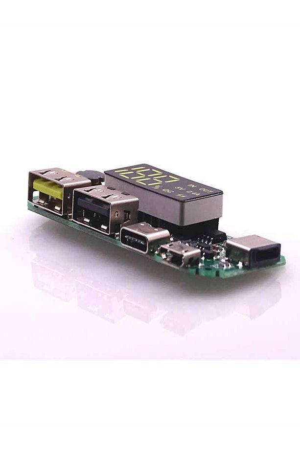 Çift Usb 5v 2.4a Led Ekranlı 18650 Pil Şarj Modülü Micro Type-c Powerbank Devresi Modülü - 4