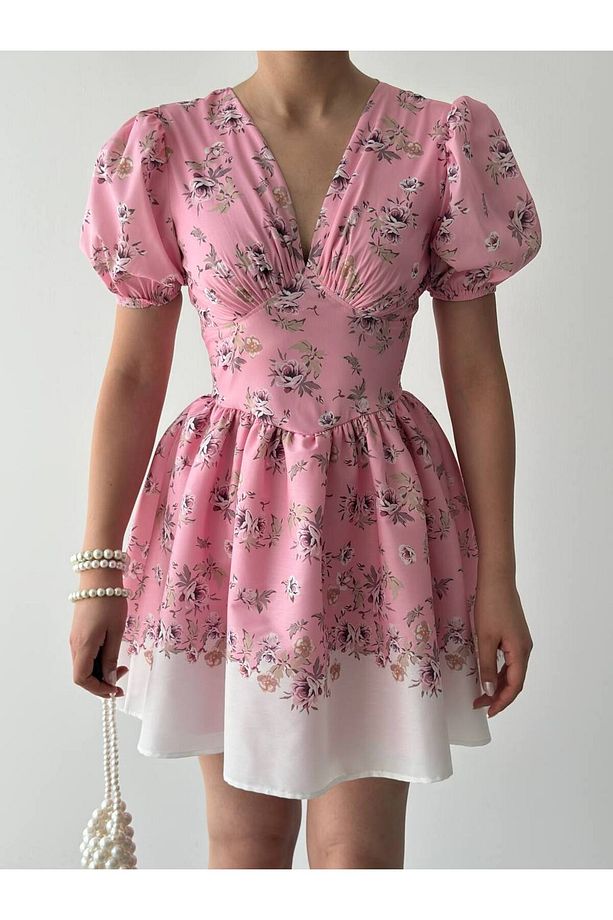 Bloom Mini Elbise - 8