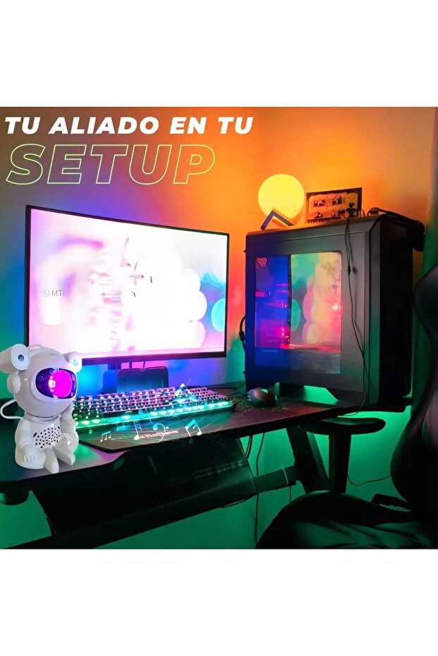 Astronot Led Aydınlatma Projektör - 6