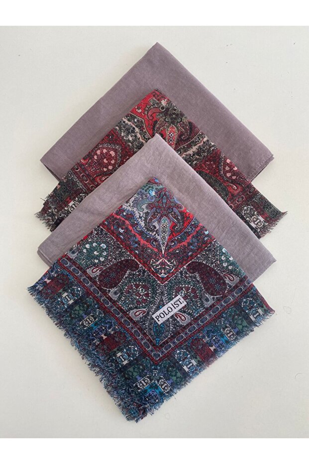 4 قطع من القماش القطني المختلط للكتابة - 1