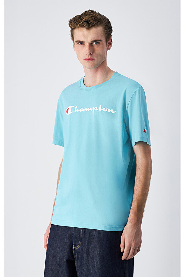 Icons Ss Tee Blue Men's T-Shirt-220256-Bs184