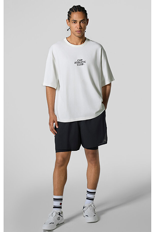Athletics 2 in 1 Short Black Men's Shorts-221090-Kk001