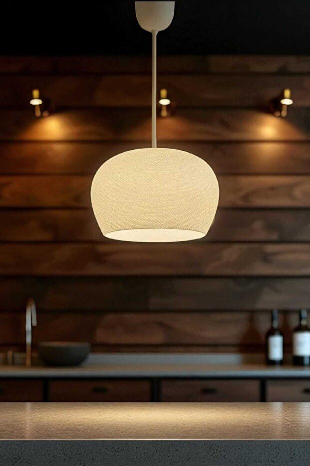 Tasarım Modern Bohem Tekli Beyaz Avize - 1