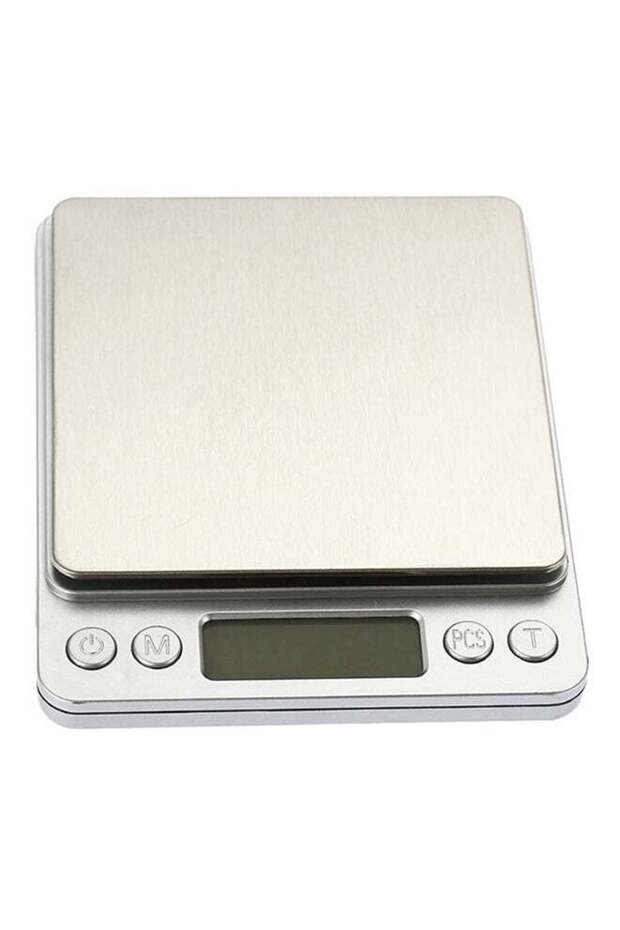 ميزان طعام رقمي i2000 مع صينية فضي/برونزي/شفاف