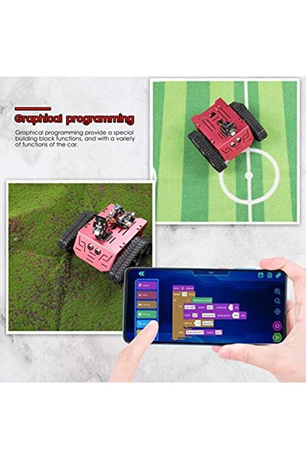 Conqueror Robot Tank Kit with UNO R3, Compatible with Arduino, STEM Projects & Toys for Kids, - 8